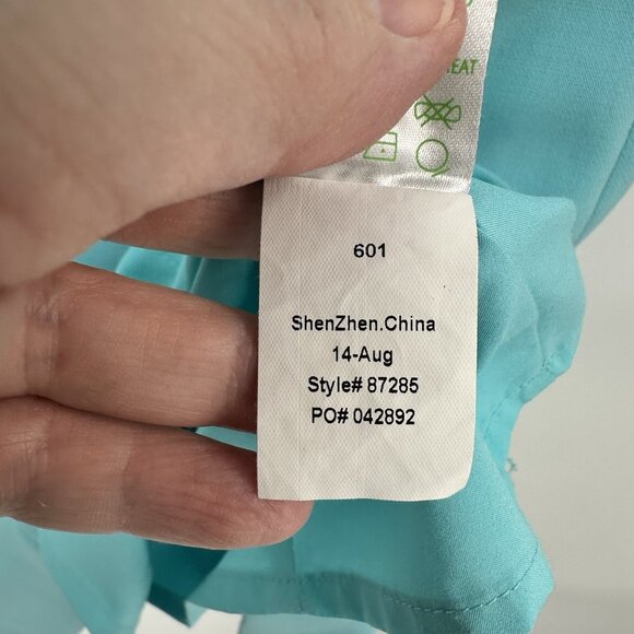 LILLY PULITZER shift sheath dress turquois blue 6 - Picture 10 of 10